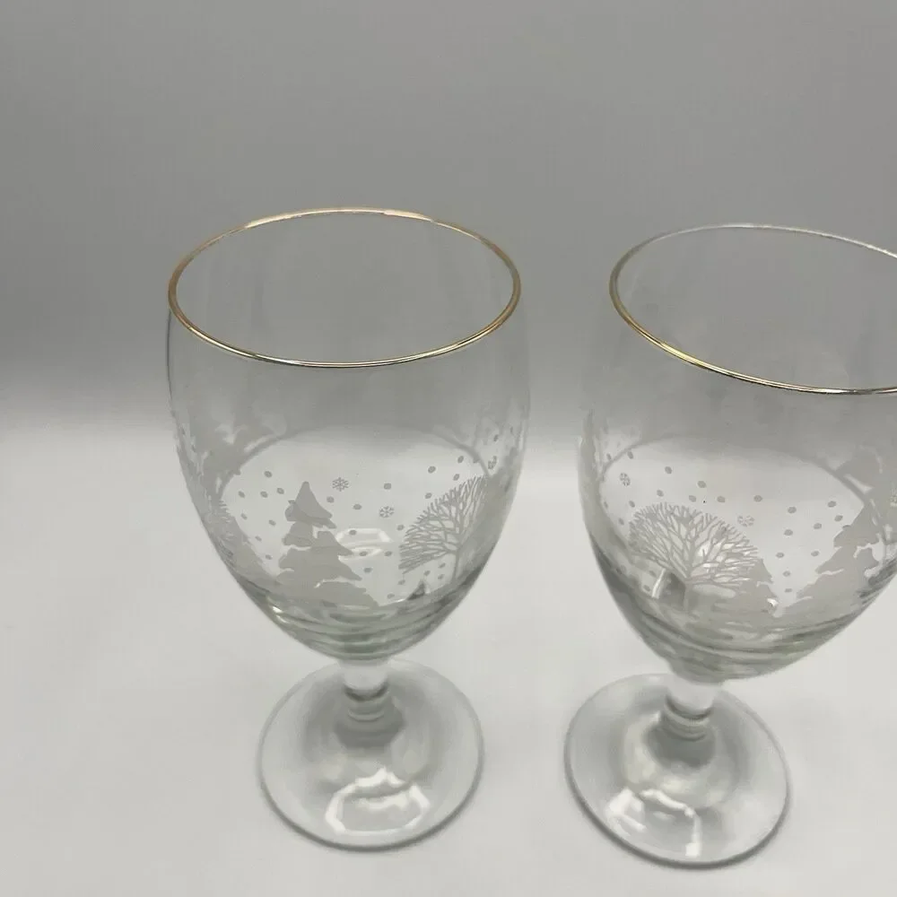 Arby’s Libbey Winter Wonderland Glasses Set Of 2